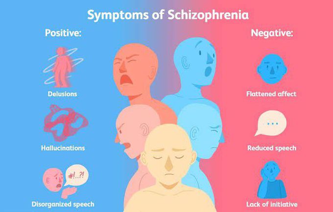 These are the symptoms of schizophrenia