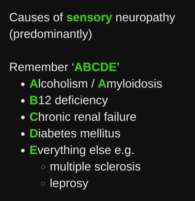Sensory Neuropathy