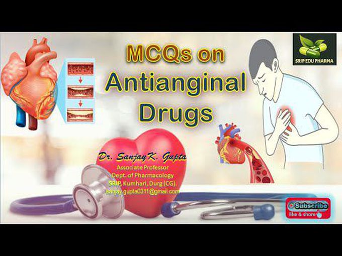 MCQs Practice for Antianginal drugs