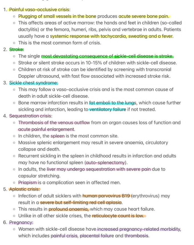 Sickle Cell Disease VI