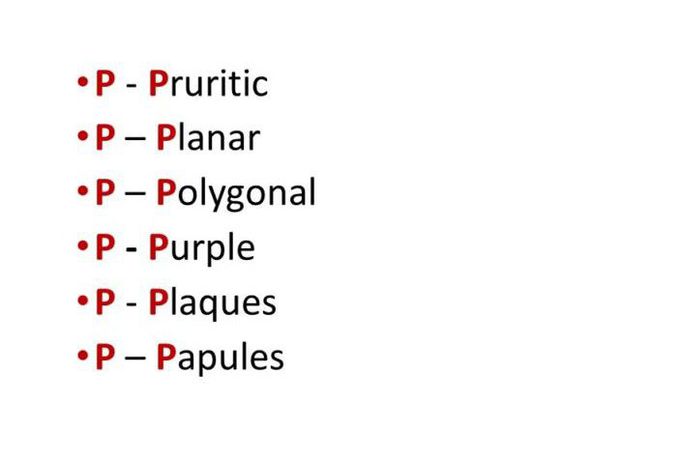 The 6 Ps to Describe Lichen Planus
