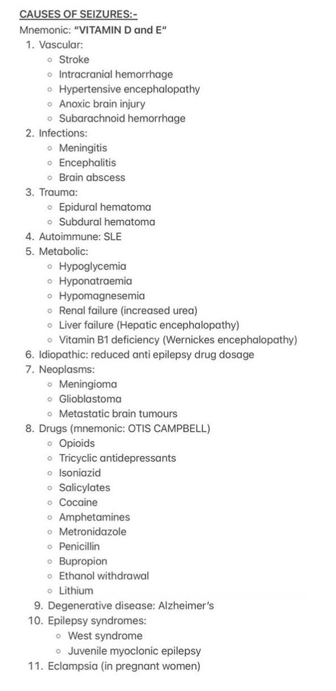 Seizures and Epilepsy III