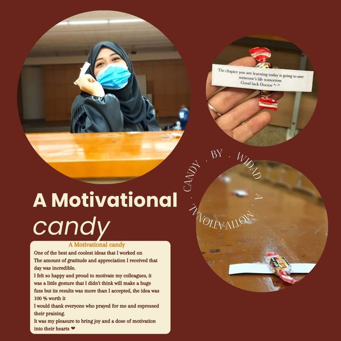 A motivational candy