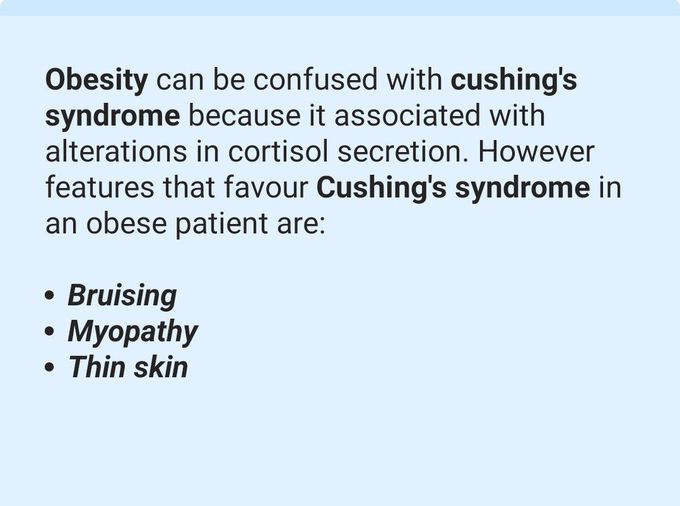Obesity & Cushing's syndrome