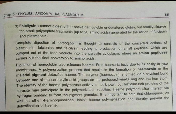 Malaria pigments