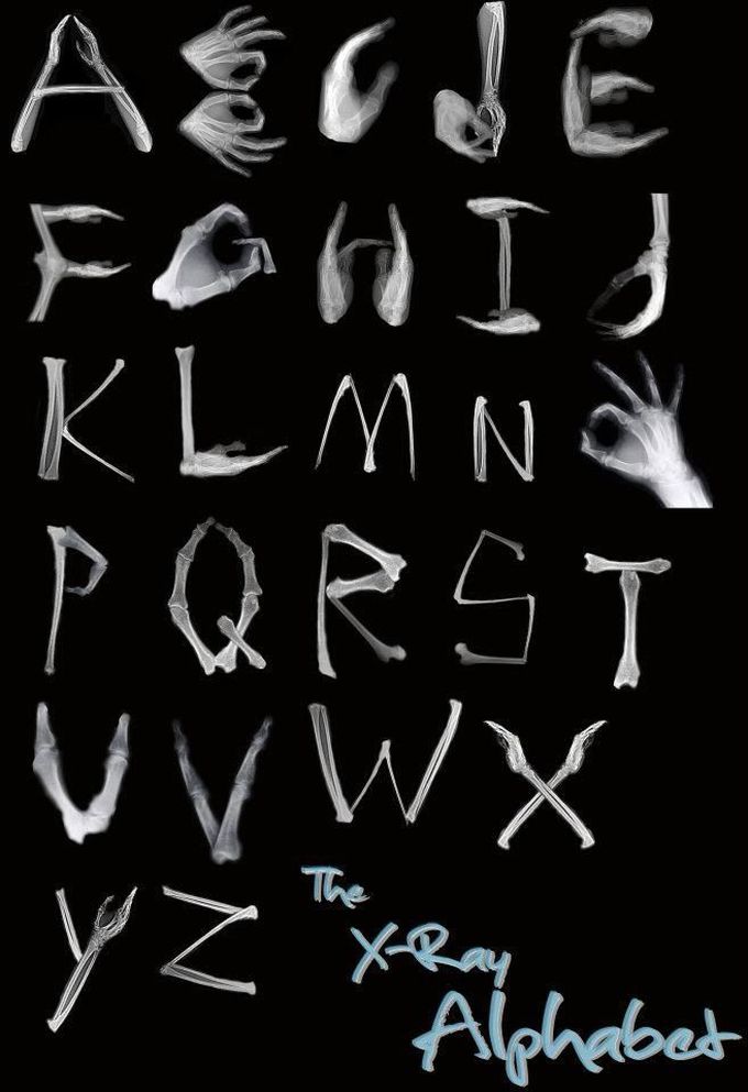 X-ray alphabet
