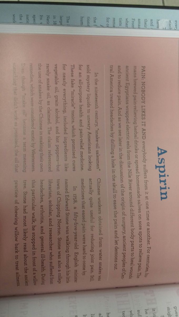 Aspirin part 1