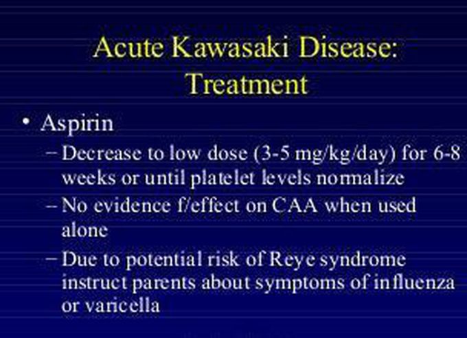 Treatment for Kawasaki