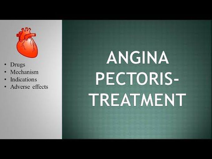 Angina pectoris with its treatment and drugs - Notes