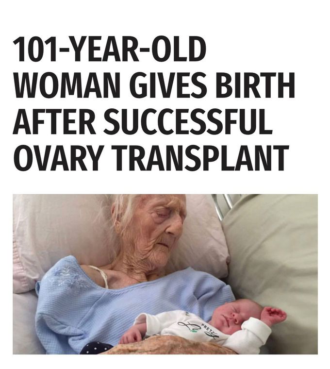 Anatolia Vertadella, a 101-year-old Italian woman, has given birth to a 9-pound baby after a controversial ovary transplant widely criticized by medical professionals because of her advanced age, reports the Rivista Napoli.