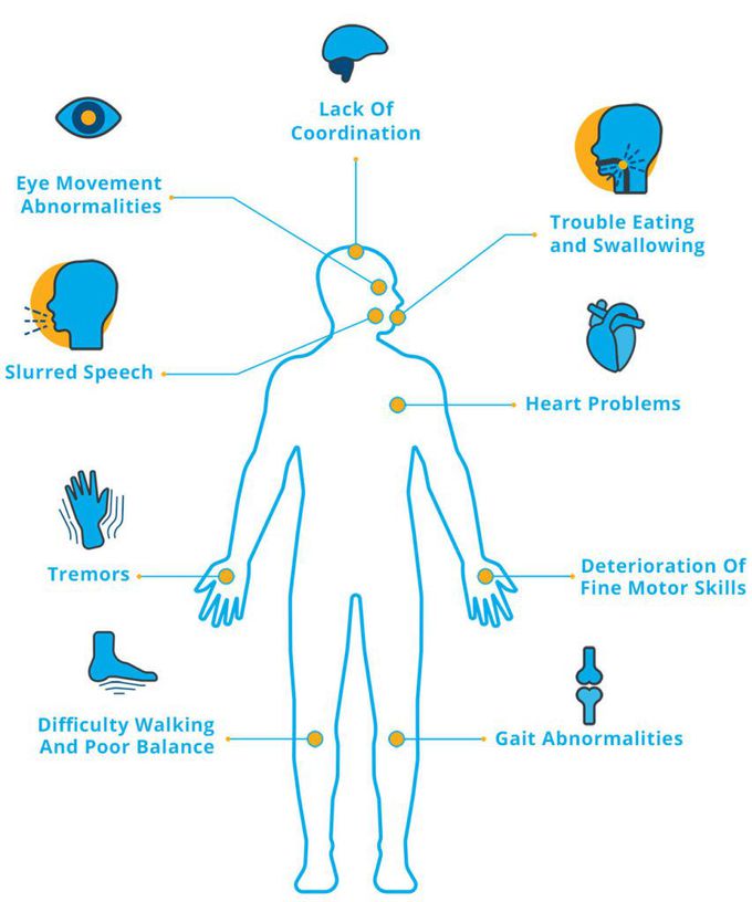 Symptoms of Ataxia