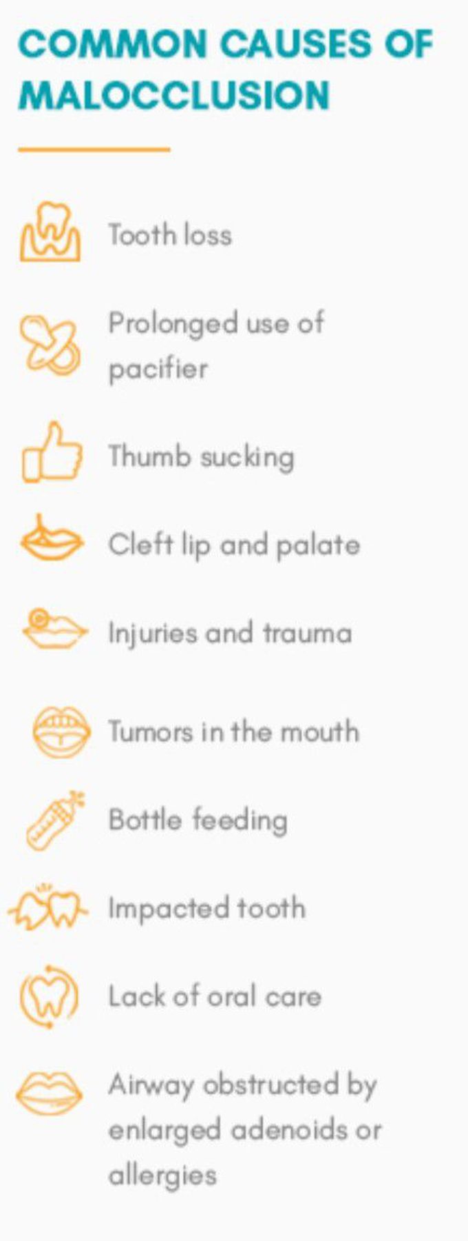 Common Causes of Malocclusion