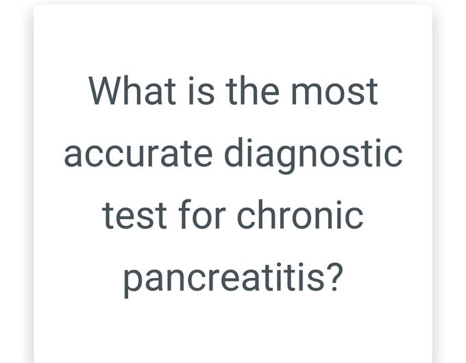 Chronic pancreatitis