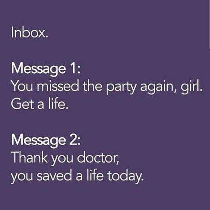 Medicine is more than a Career, it's a LIFESTYLE.😊