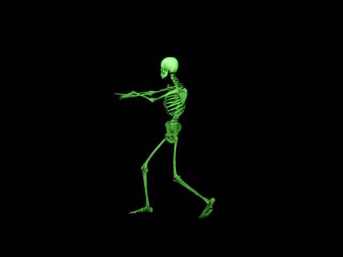Funny skeleton dance ever on despacito
