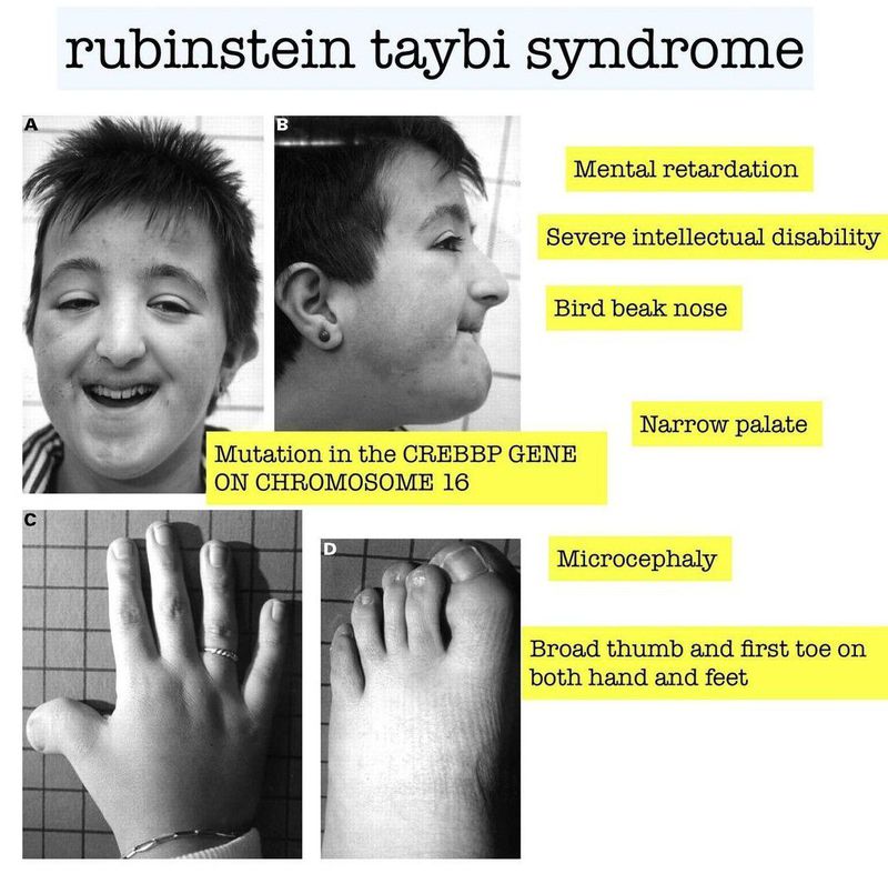 A Case of Rubinstein-Taybi Syndrome with Tetralogy of Fallot