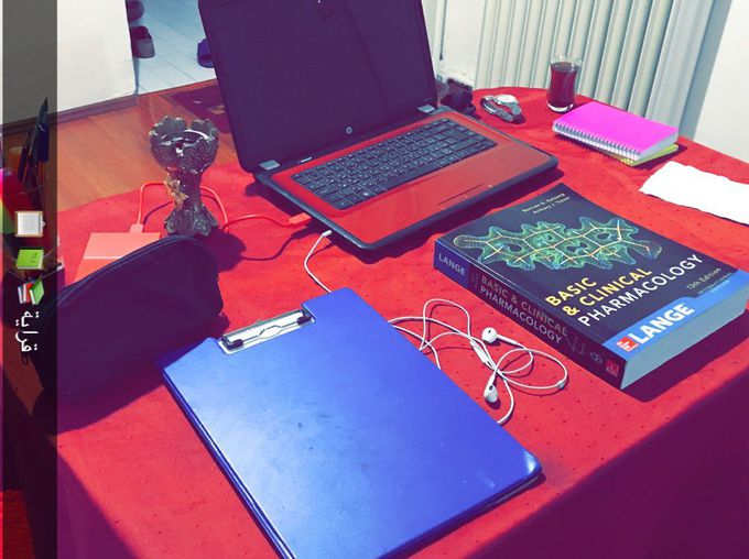 Studying pharam