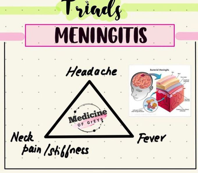 Triad of Meningitis