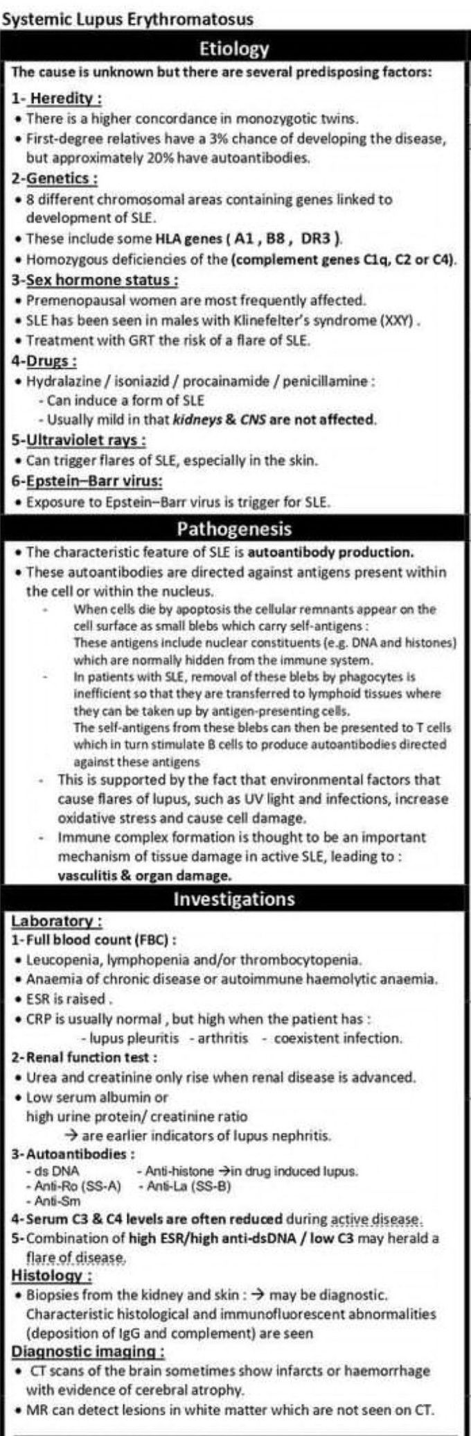 Systemic Lupus Erythematous