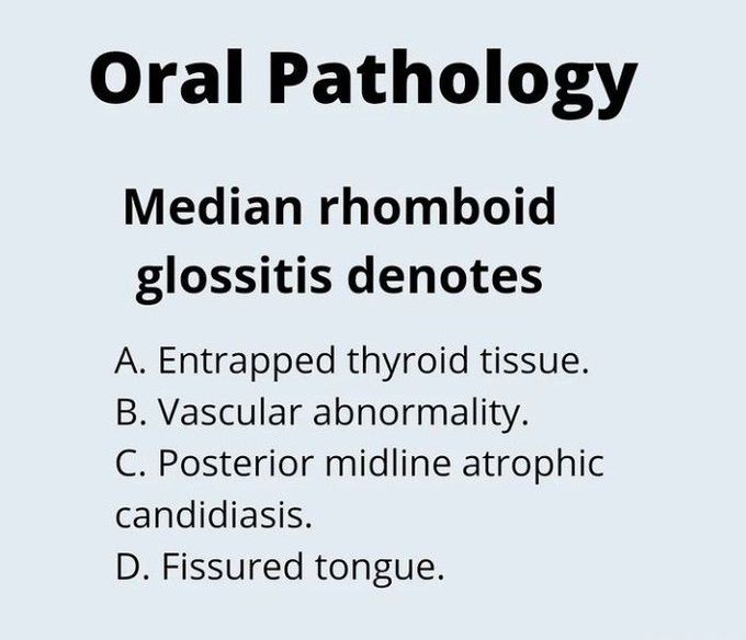Median Rhomboid Glossitis