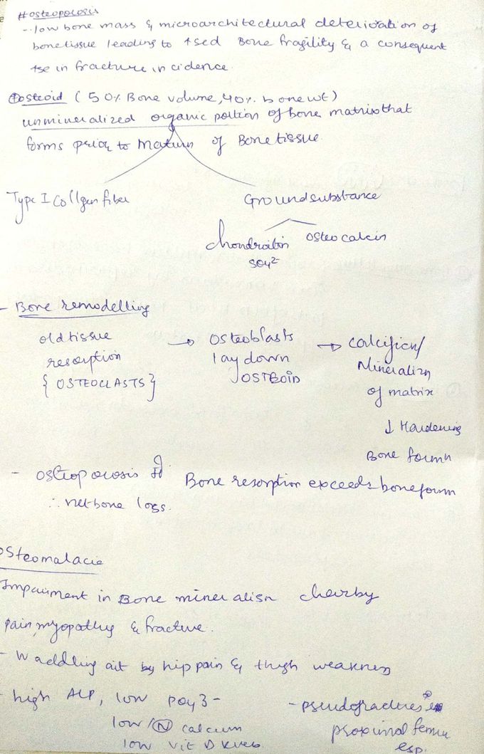 osteomalacia vs osteoporosis