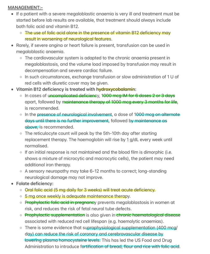 Megaloblastic Anemia V