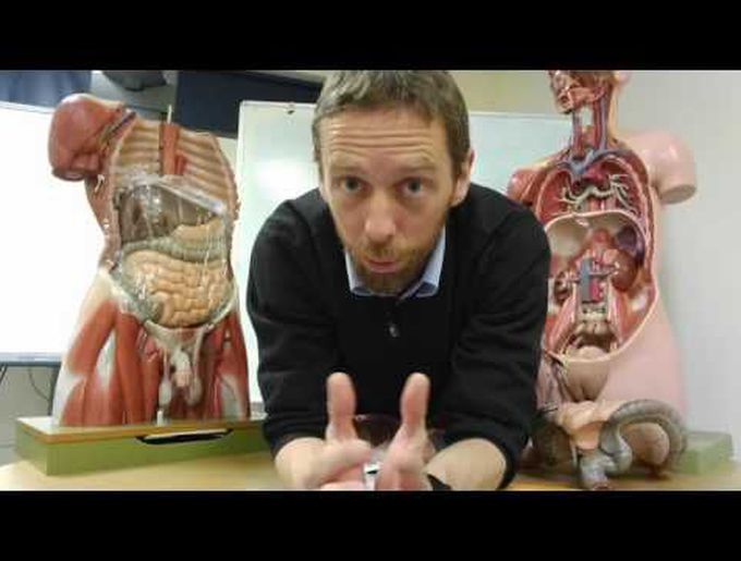 Peritoneum in clingfilm