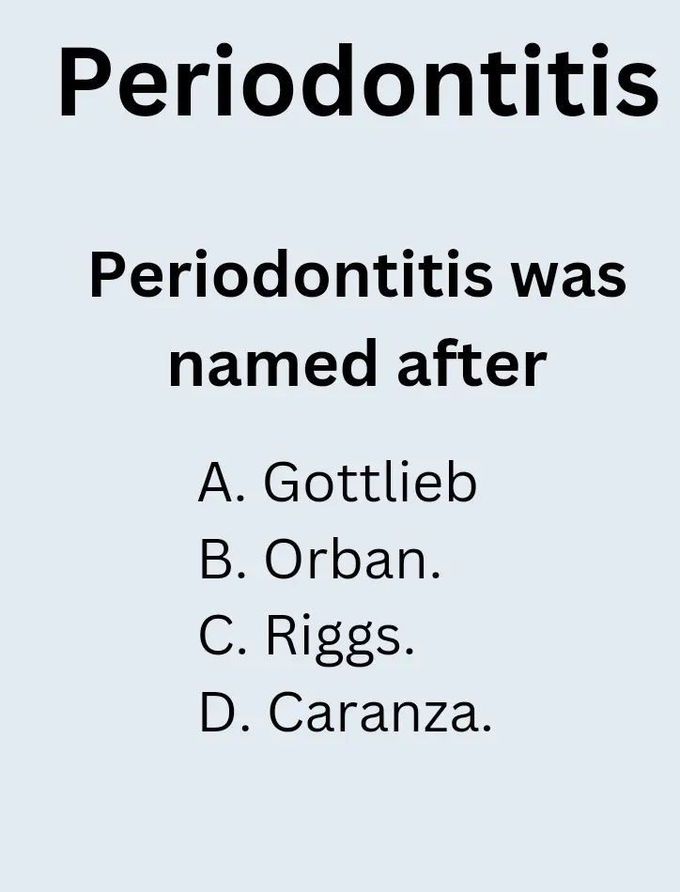 Periodontitis