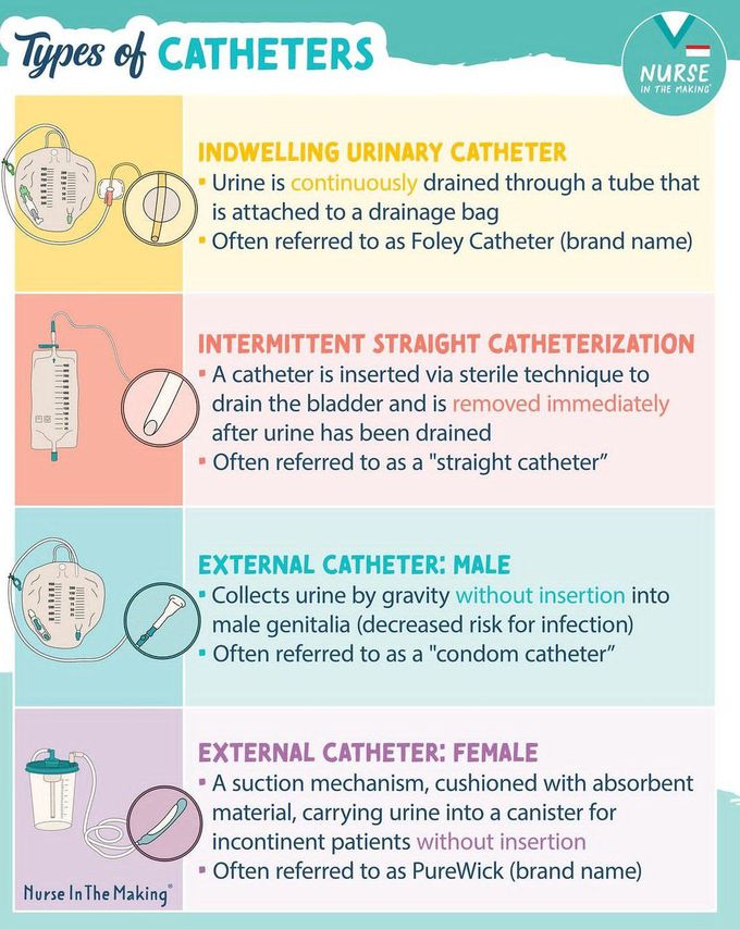 Types of Catheters - MEDizzy