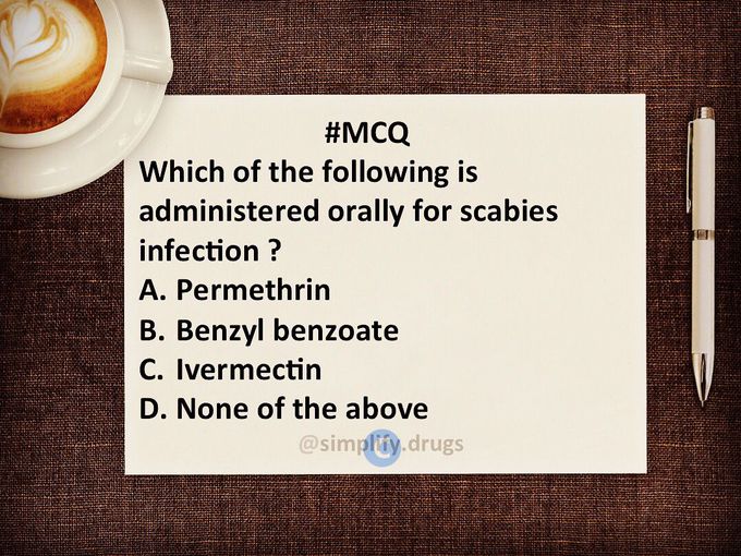 Oral 💊 for scabies