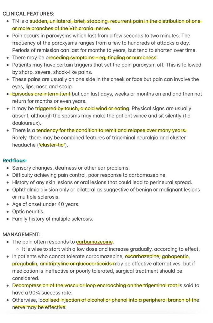 Trigeminal Neuralgia II