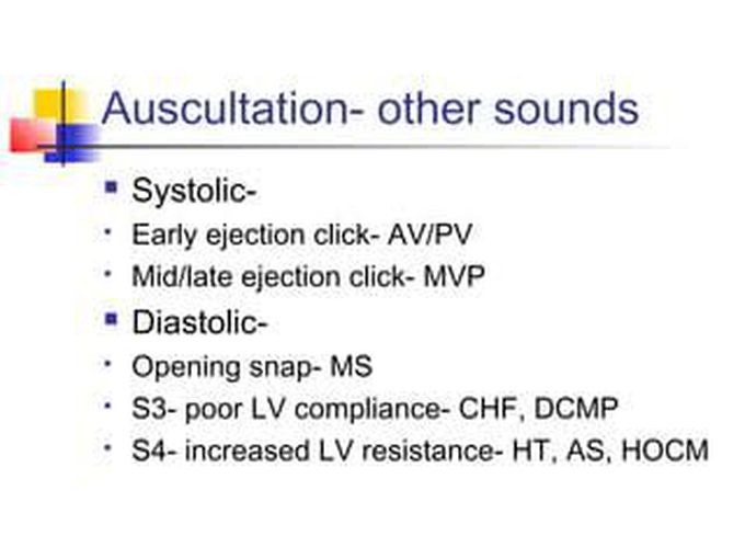 Auscultation