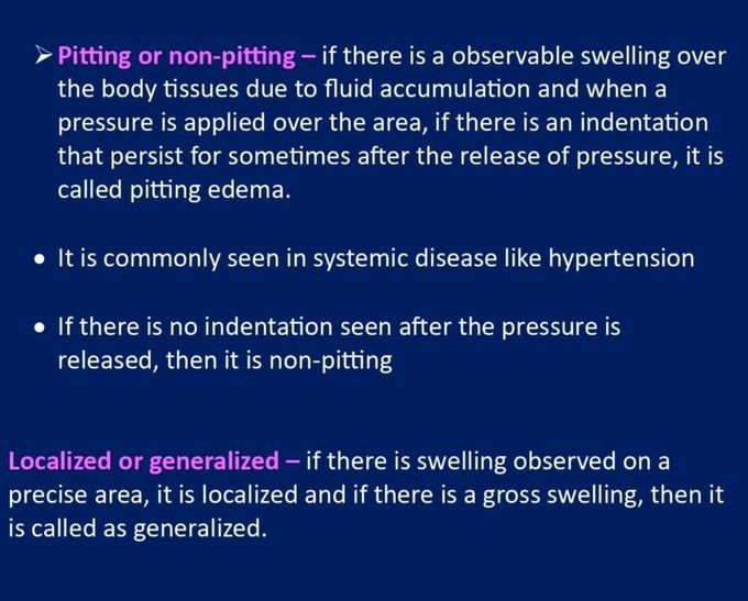 Assessment of Edema