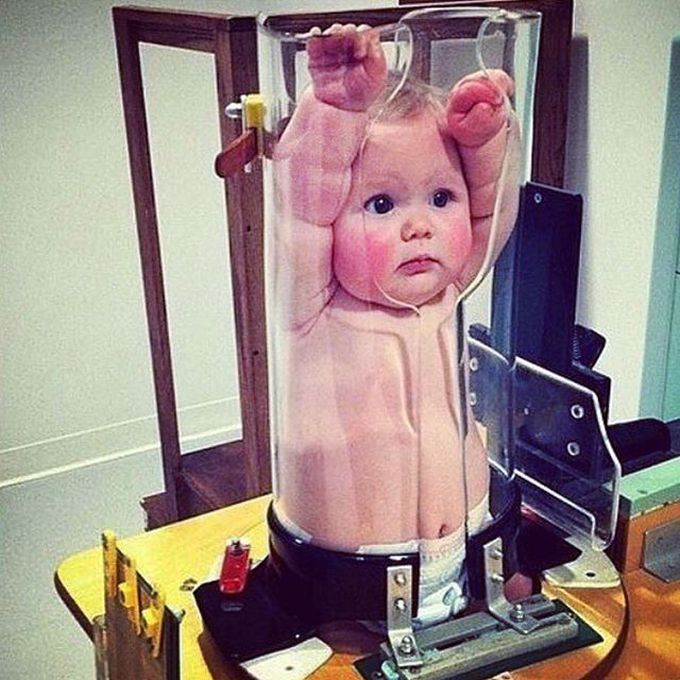Here is a shot of a Pigg-O-Stat Pediatric immobilizer. 