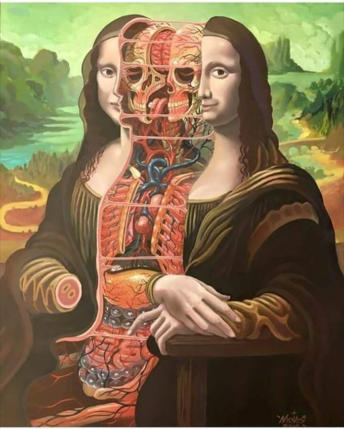 Monalisha painting medical version