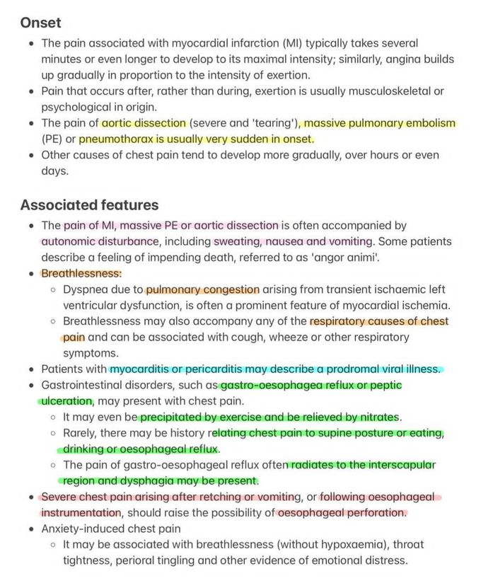 Acute Chest Pain V