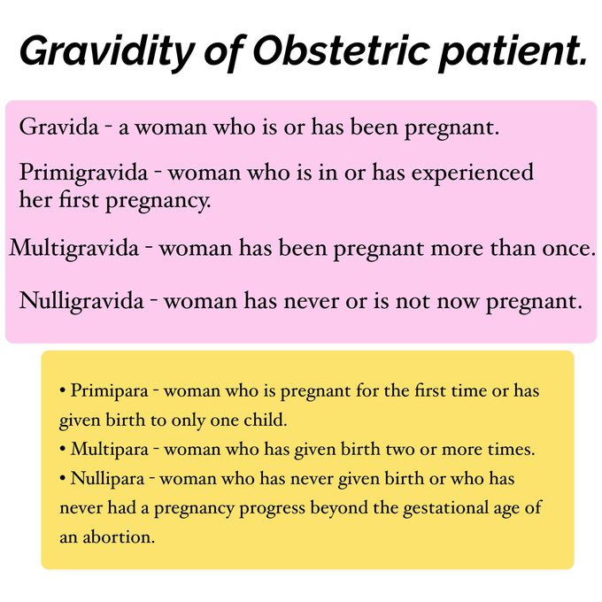 Obstetrics - Gravidity