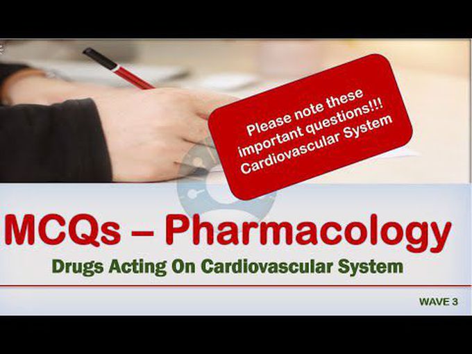 Quiz test for practice of drugs affecting on cardiovascular system(CVS)