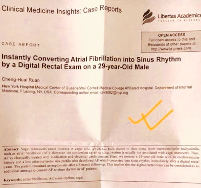 Instantly Converting Atrial Fibrillation into Sinus Rhythm.