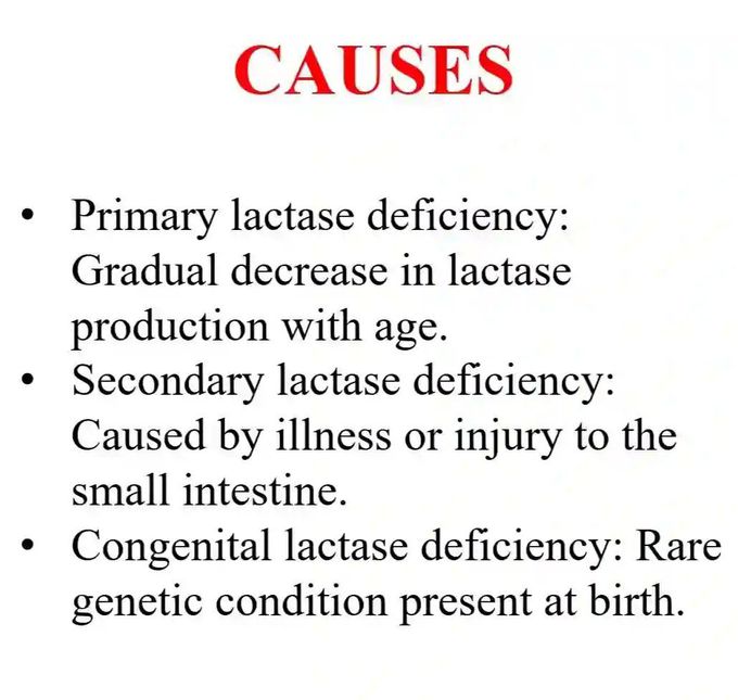 Lactose Intolerance Causes