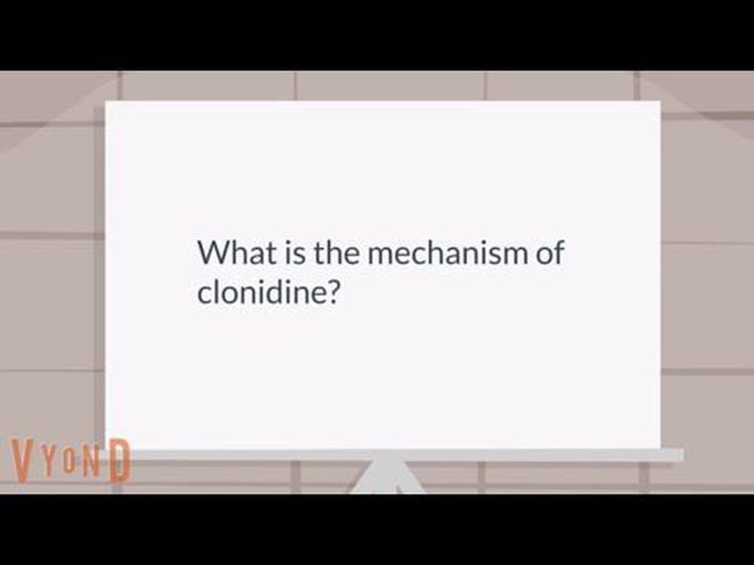 Mechanism of action of clonidine