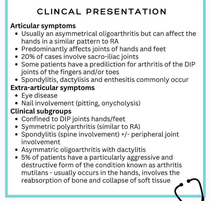 Psoriatic Arthritis II