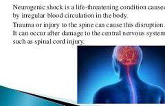 Symptoms of neurogenic shock