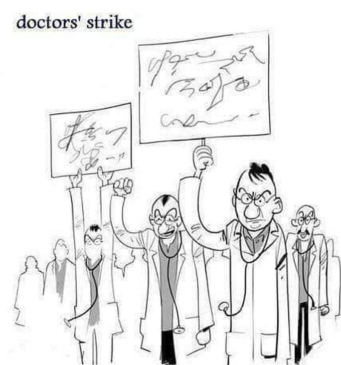 Doctors strike