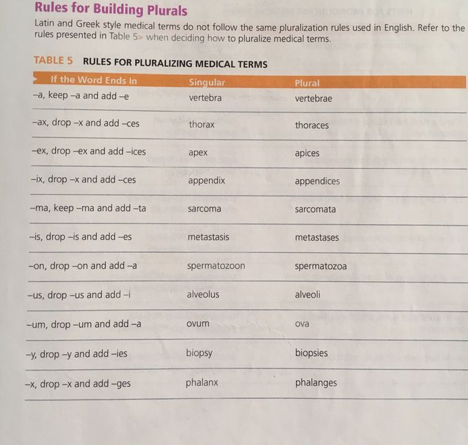 Medical terminology