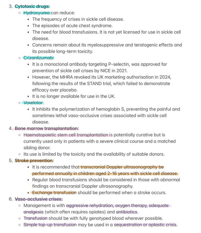 Sickle Cell Disease IX