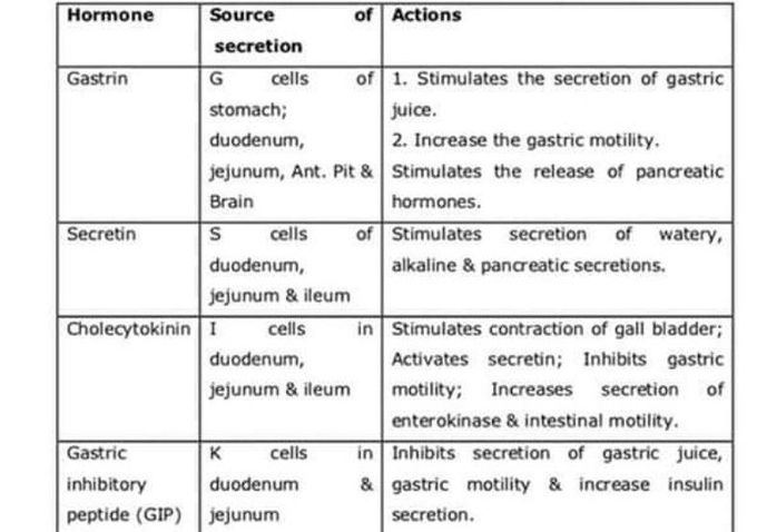 GIT Hormones