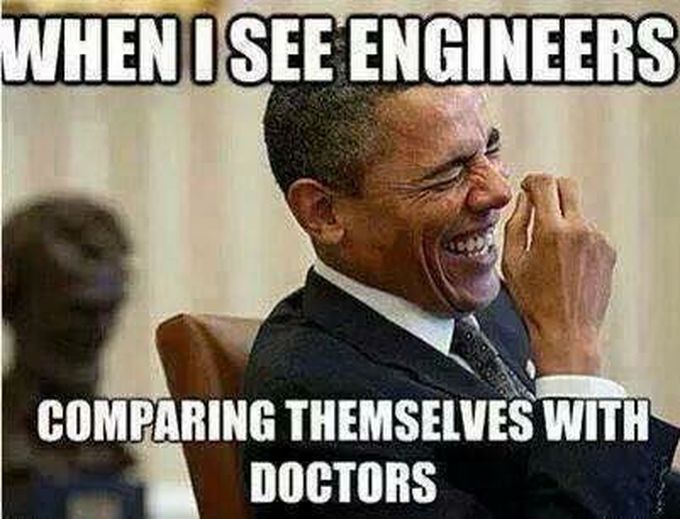 COMPARING THEMSELVES WITH DOCTORS