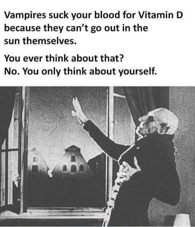 YOU ONLY THINK ABOUT YOURSELF