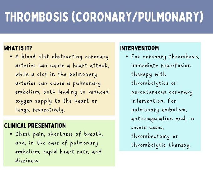 Thrombosis